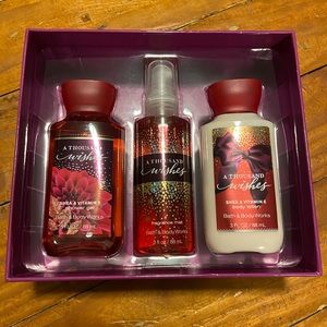 Bath & body a thousand wishes set